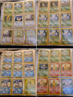 Large vintage Pokémon card collection