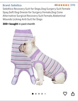 Recovery Suit For Dogs Medium size new