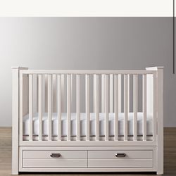 Restoration Hardware Baby Crib (Haven Storage Panel Crib)