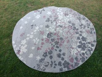 Safavieh Adirondack Grey Purple 6'6" Round Carpet Area Rug Turkish