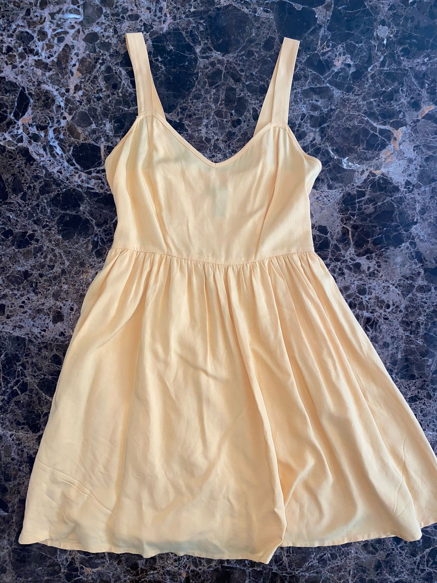 Forever 21 Yellow Mini Dress