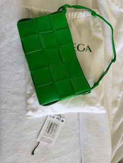 Bottega Veneta Green Intrecciato Cassette Bag