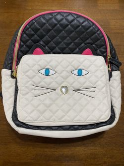 Betsey Johnson Large Back to School Travel Luggage Backpack Purse Book Tote Bag