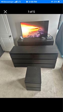 3 pieces/ Ikea Dressers/ Nite Table