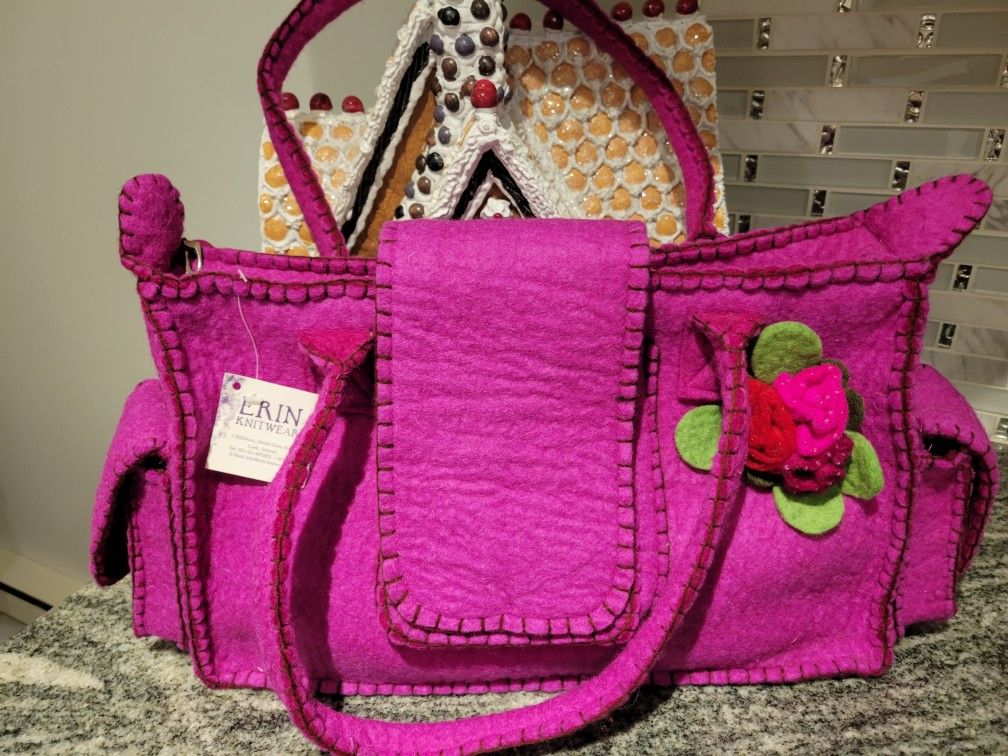New Wool Handbag New