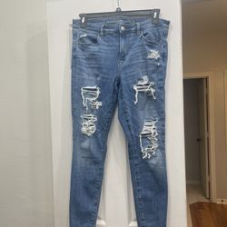 American Eagle Denim Stretch Jeans Size 12 Regular 