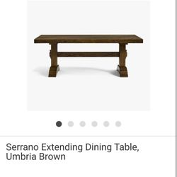 Serrano Extendable Table (79.5”-112. 5”6