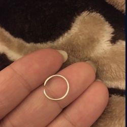 Real Silver Nose Ring 