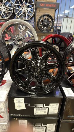 NEW 20x9 FUEL DARKSTAR  WHEELS/ RIMS