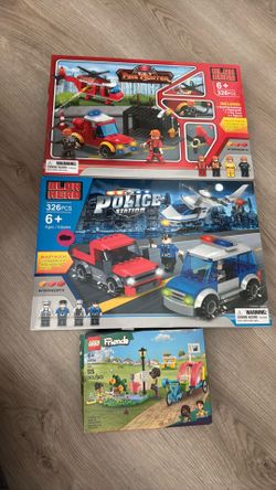 3 NEW Building Block Sets – LEGO Friends + Firefighter & Police