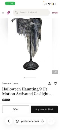 Haunted Living 9-ft Motion Activated Gaslight Ghoul Animatronic NEW IN BOX from Lowe’s!!!