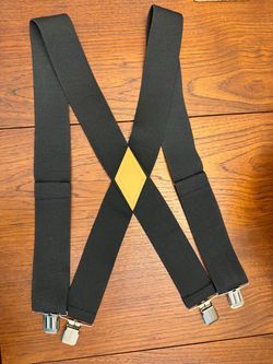 Men’s Suspenders - Lot Of 3: 1 Blue, 2 Black