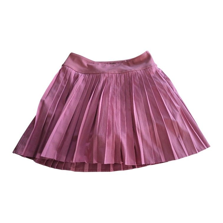 Abercrombie kids Girls Pleated Mini skirt SZ 15/16 Skort mauve pink