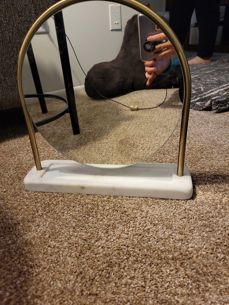 Marble Table Mirror
