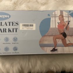 Pilates Bar and Resistance Bands Kit + New In Box +