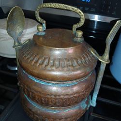 Antique  Fondue  Set