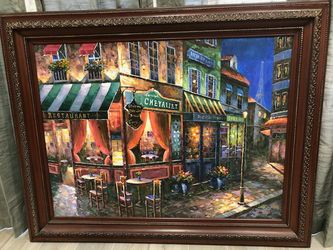 Beautiful French scene painting