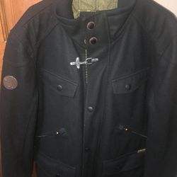 Mens Camel Active Heavy wool Coat