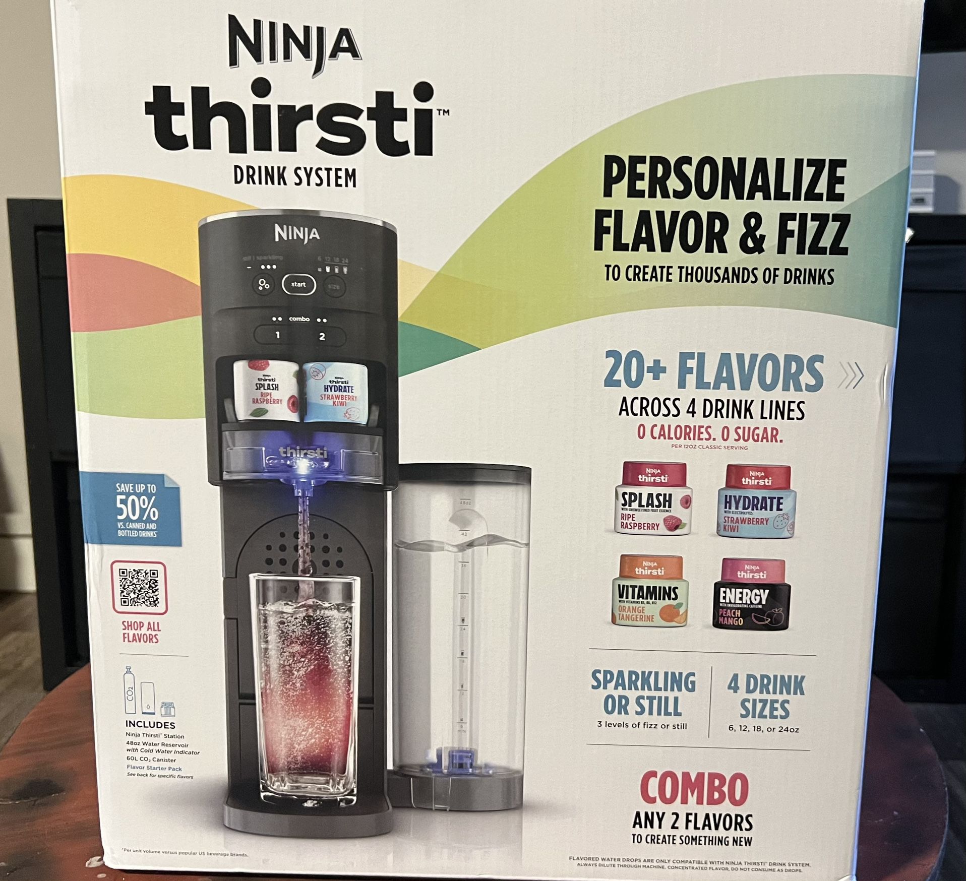 Ninja Thirsti Drink System Carbonated Drink