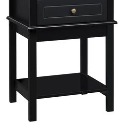 2 black night stands