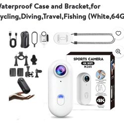 SPORT CAMERA  4K WHITE 64GB