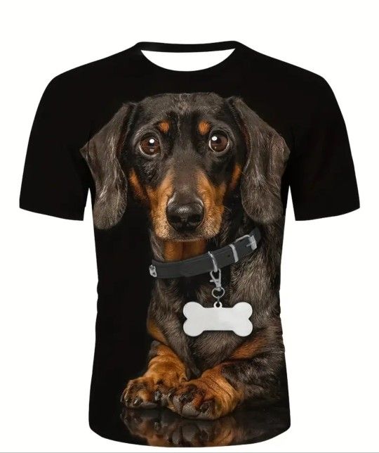 T Shirt DOG Print New