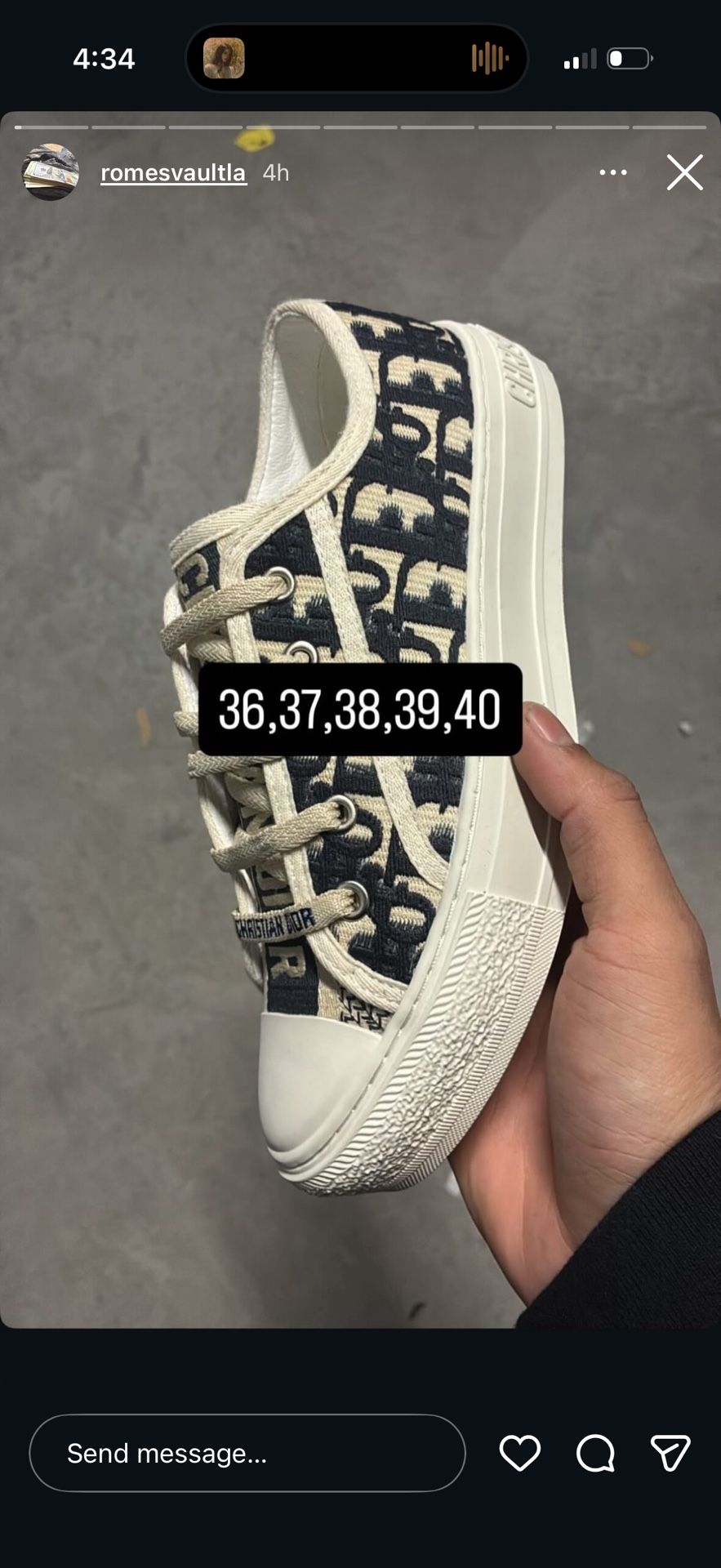 Dior Converse (woman)