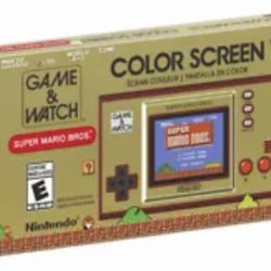 Nintendo Game And Watch - Super Mario Bros - Color   (NEW)