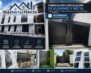 Aluminum Gates, Rolling Gates, Portones De Aluminio ,Gates, Fence , Doors, Picket, Cercas, soporte Para Buzones/horizontal/durafance/tejidas /aluminio