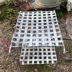 Old  Vintage  Metal Table 