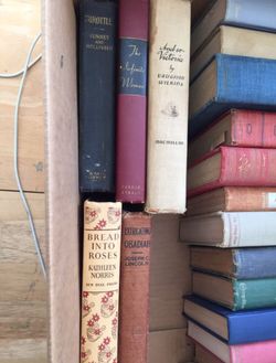 Vintage books dating from 1909-1960’s