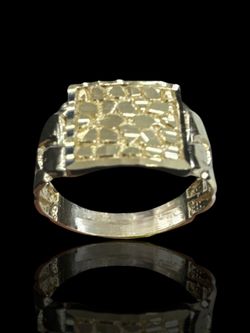 ANILLO NUGGET ORO 14K