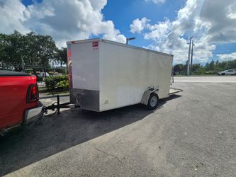 Used Trailer 6x14 "2021"pulls amazing, no leaks solid frame no rust see images pls for more details, clean title in hand ✋️ READ Description FIRST, LE