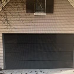 Garage Doors, Black, Factory Insulated