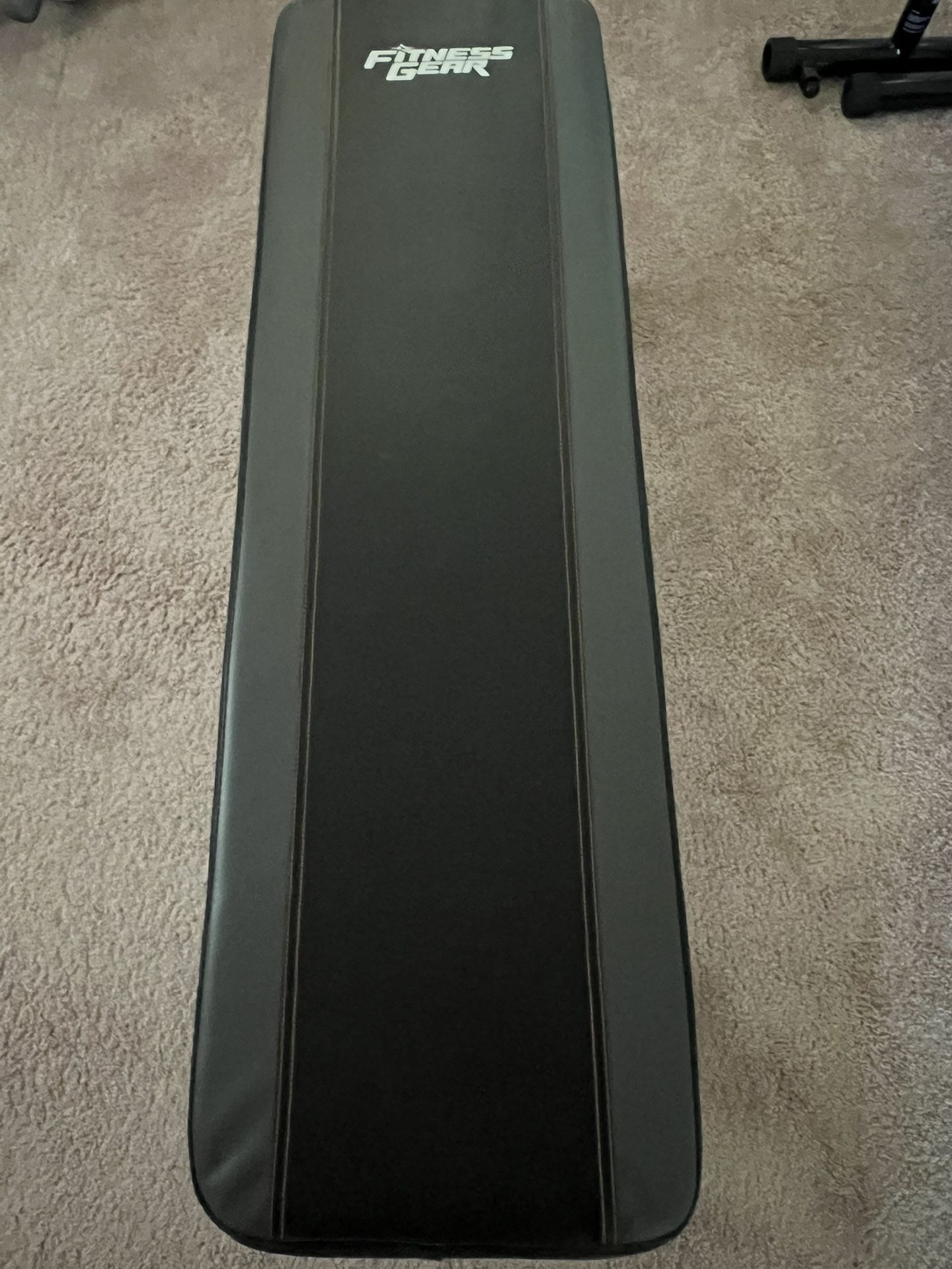 Home Gym Set – Body Solid 50lb Fixed Barbell Flat Bench – Pickup