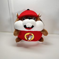 Buc-ee's Beaver Plush Stuffed Animal Gas Station Mascot ~7" Round Buck Teeth
