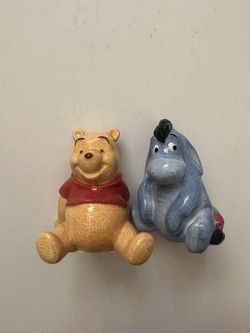Pooh and Eeyore Salt and Pepper Shakers