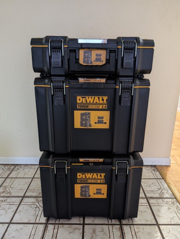 DeWalt TOUGHSYSTEM 2.0 24 in. Tower Tool Box System (3 Piece Set)