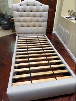 Pottery Barn twin bed and mattress