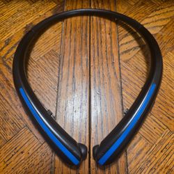 Fabenix Wireless Bluetooth Neckband Headphones Retractable Earbuds Black