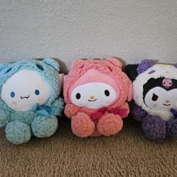 Sanrio: Cinnamoroll, My Melody, Kuromi Plushies 