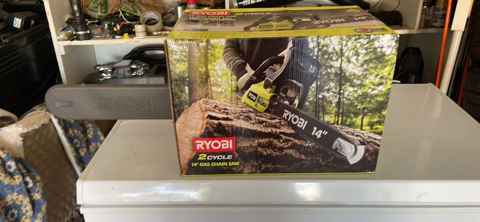 RYOBI Gas Chain Saw