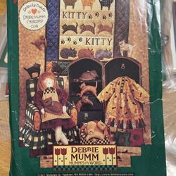Kitty Kitty Wall Hanging Quilt Pattern. Doll N Stuffed Kitties