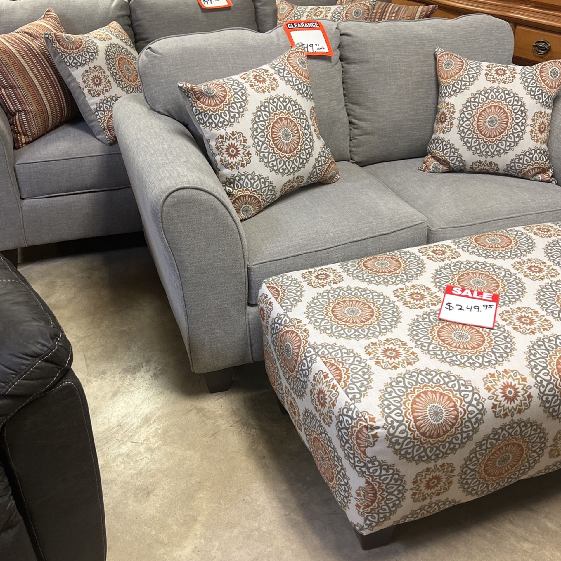 Brand new three piece living room group for $1250 grab and go