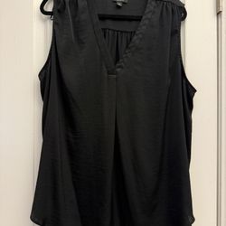 Plus Size Silk Black Blouse Womens