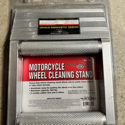 Motorcycle Wheel Cleaning Stand