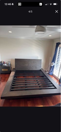 King bed frame
