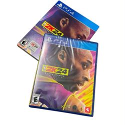 PS4 Black Mamba Edition 2K24 Brand New in Plastic