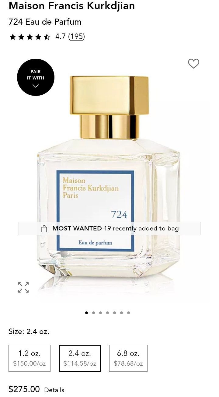 Maison Francis 724 Parfume