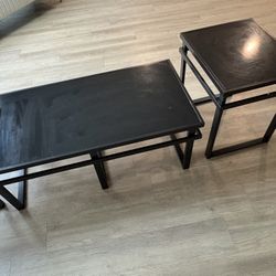 3 Set Of Tables (1 Coffee And 2 Side Tables) 